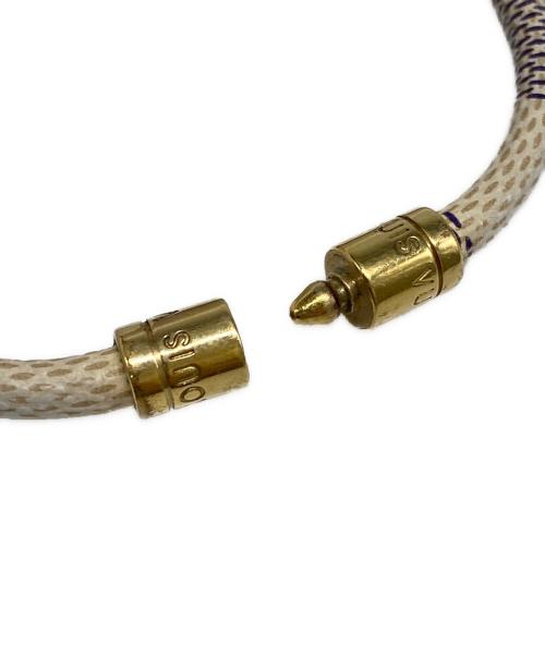 LOUIS VUITTON（ルイ ヴィトン）LOUIS VUITTON (ルイ ヴィトン) アズール ブラスレ キープイット バングル アイボリーの古着・服飾アイテム