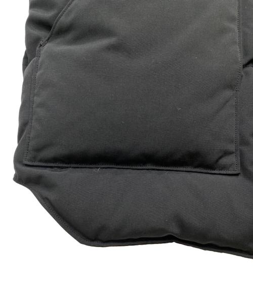 SUGAR CANE（シュガーケーン）SUGAR CANE (シュガーケーン) LEATHER YOKE T/C DOWN VEST ブラック サイズ:Mの古着・服飾アイテム