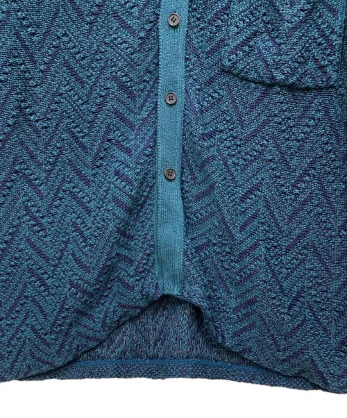 YOKE（ヨーク）YOKE (ヨーク) HERRINGBONE MESH SHIRT グリーン サイズ:3の古着・服飾アイテム