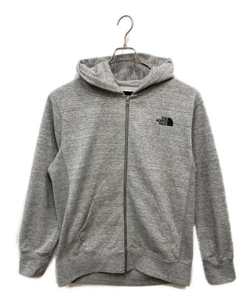THE NORTH FACE（ザ ノース フェイス）THE NORTH FACE (ザ ノース フェイス) スクエアロゴフルジップパーカー グレー サイズ:ＸＬの古着・服飾アイテム