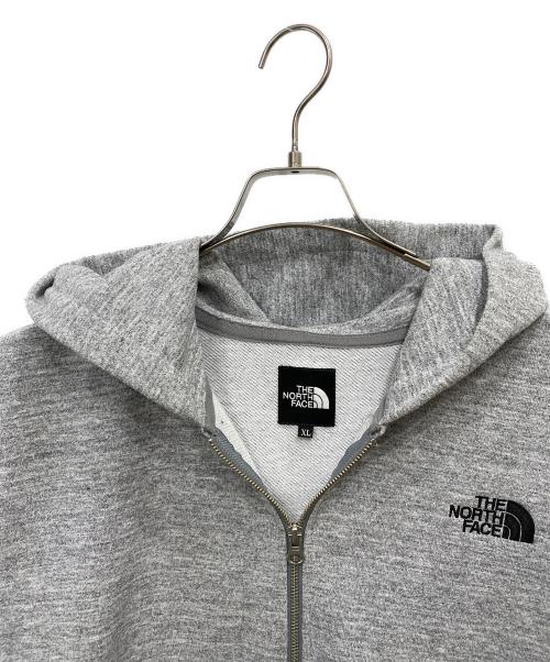 THE NORTH FACE（ザ ノース フェイス）THE NORTH FACE (ザ ノース フェイス) スクエアロゴフルジップパーカー グレー サイズ:ＸＬの古着・服飾アイテム