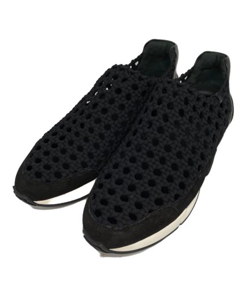 HERMES（エルメス）HERMES (エルメス) メッシュスリッポン ブラック サイズ:37の古着・服飾アイテム