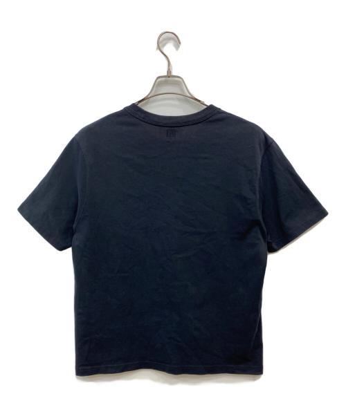 AMI Alexandre Mattiussi（アミアレクサンドルマテュッシ）AMI Alexandre Mattiussi (アミアレクサンドルマテュッシ) ハートAロゴ刺繍Tシャツ ブラック サイズ:Sの古着・服飾アイテム