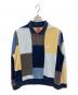 SUPREME（シュプリーム）の古着「20AW Patchwork Velor L/S Polo」｜ネイビー