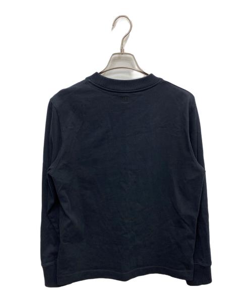 AMI Alexandre Mattiussi（アミアレクサンドルマテュッシ）AMI Alexandre Mattiussi (アミアレクサンドルマテュッシ) ハート刺繍カットソー ブラック サイズ:Sの古着・服飾アイテム