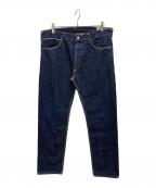 EVISUエヴィス）の古着「カモメプリントセルビッチデニムパンツ」｜インディゴ