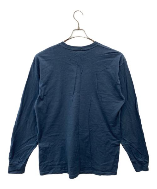 stussy（ステューシー）stussy (ステューシー) ロングスリーブカットソー ネイビー サイズ:Ｌの古着・服飾アイテム