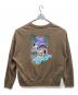 9090 (9090) バックプリントスウェット ブラウン サイズ:XL：4000円