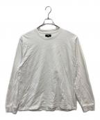 stussyステューシー）の古着「STOCK LOGO LS TEE」｜ホワイト