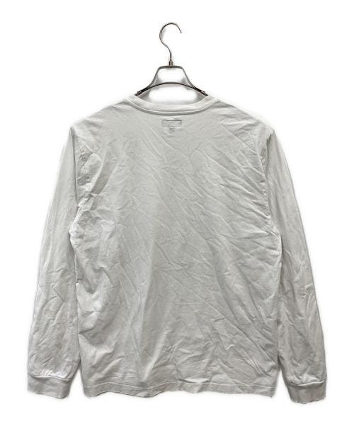 stussy（ステューシー）stussy (ステューシー) STOCK LOGO LS TEE ホワイト サイズ:ＸＬの古着・服飾アイテム