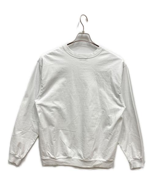 H BEAUTY&YOUTH（エイチ ビューティー&ユース）H BEAUTY&YOUTH (エイチ ビューティー&ユース) クルーネックスウェット ホワイト サイズ:36の古着・服飾アイテム