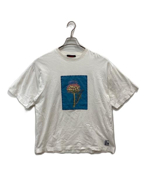 CABAN（キャバン）CABAN (キャバン) NEW COSTARICA アートTシャツ ホワイト サイズ:Mの古着・服飾アイテム