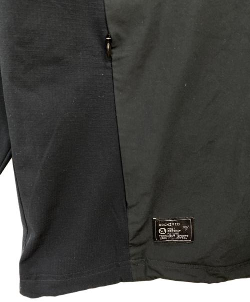 archivio（アルチビオ）archivio (アルチビオ) プルオーバーカットソー ブラック サイズ:48の古着・服飾アイテム