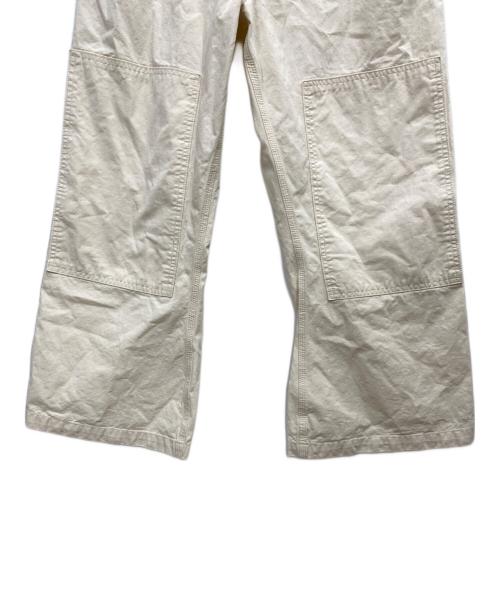 LEE（リー）LEE (リー) maturely (マチュアリー) ツイルダブルニーペインターパンツ ベージュ サイズ:XSの古着・服飾アイテム