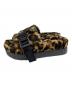 UGG (アグ) FLUFFITA PANTHER PRINT ブラウン サイズ:25：6000円