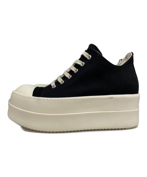 DRKSHDW（ダークシャドウ）DRKSHDW (ダークシャドウ) DOUBLE BUMPER LOW SNEAKS ブラック×ホワイト サイズ:40の古着・服飾アイテム