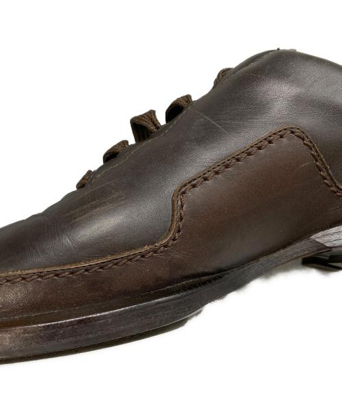 HERMES（エルメス）HERMES (エルメス) レザースニーカー ブラウン サイズ:36の古着・服飾アイテム