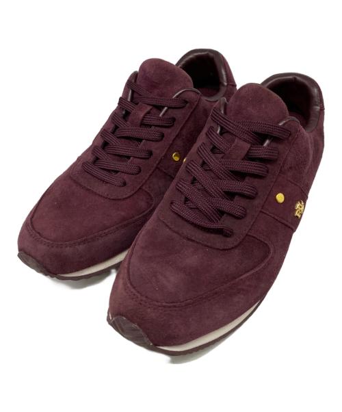 LAUREN RALPH LAUREN（ローレンラルフローレン）LAUREN RALPH LAUREN (ローレンラルフローレン) スタッズスニーカー レッド サイズ:38の古着・服飾アイテム