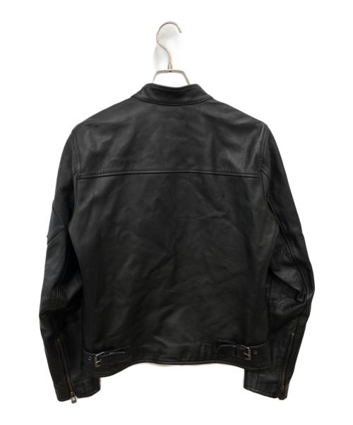 SOPHNET.（ソフネット）SOPHNET. (ソフネット) BELSTAFF (ベルスタッフ) ラムレザージャケット ブラック サイズ:46の古着・服飾アイテム