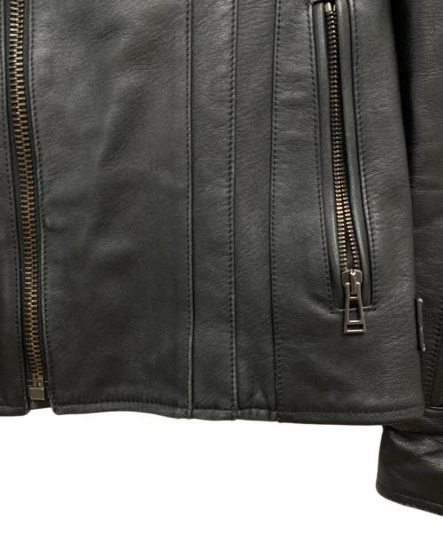 SOPHNET.（ソフネット）SOPHNET. (ソフネット) BELSTAFF (ベルスタッフ) ラムレザージャケット ブラック サイズ:46の古着・服飾アイテム