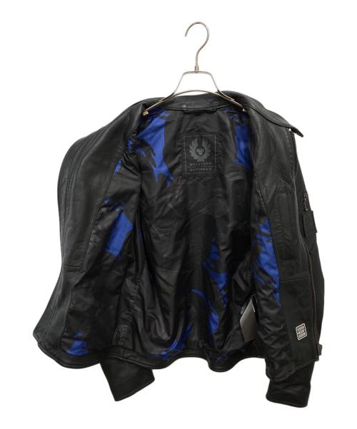SOPHNET.（ソフネット）SOPHNET. (ソフネット) BELSTAFF (ベルスタッフ) ラムレザージャケット ブラック サイズ:46の古着・服飾アイテム