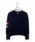 THOM BROWNE. NEW YORK (トムブラウンニューヨーク) トリコロールクルーネックニット ネイビー サイズ:1：31000円