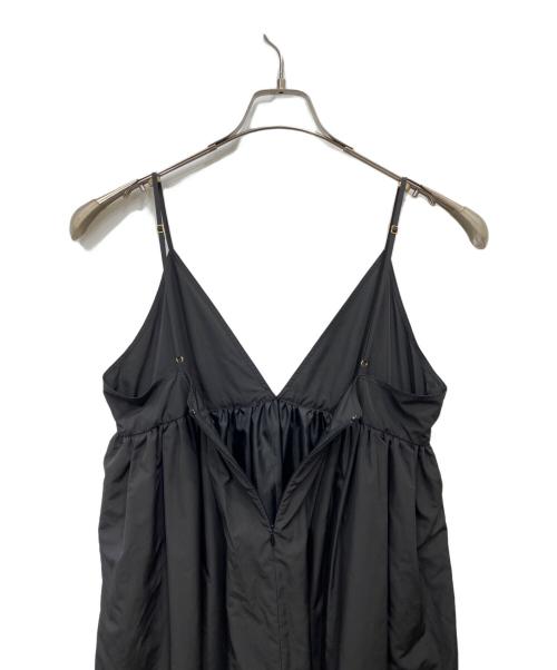 SLOBE IENA（スローブ イエナ）SLOBE IENA (スローブ イエナ) タフタギャザーキャミワンピース ブラック サイズ:36の古着・服飾アイテム