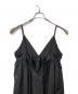 中古・古着 SLOBE IENA (スローブ イエナ) タフタギャザーキャミワンピース ブラック サイズ:36：5000円