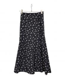 SLOBE IENA（スローブ イエナ）の古着「フラワードットスカート」｜ブラック