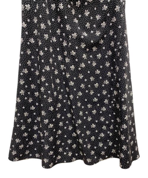 SLOBE IENA（スローブ イエナ）SLOBE IENA (スローブ イエナ) フラワードットスカート ブラック サイズ:36の古着・服飾アイテム