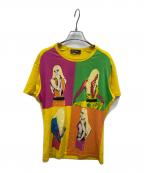 VERSACEヴェルサーチェ）の古着「プリントTシャツ」｜ベージュ