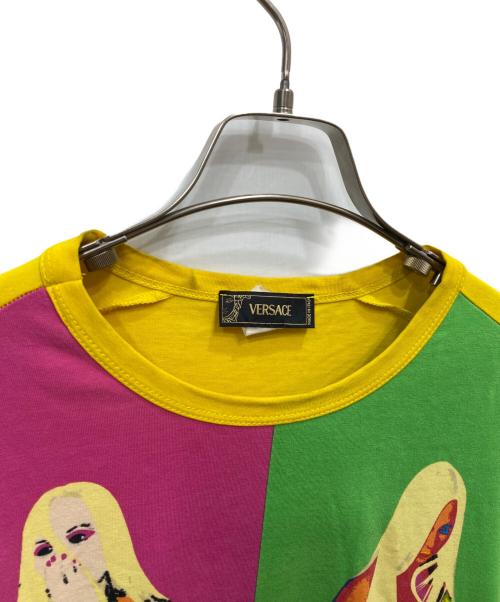 VERSACE（ヴェルサーチェ）VERSACE (ヴェルサーチェ) プリントTシャツ ベージュ サイズ:不明の古着・服飾アイテム