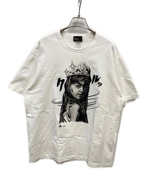 KOLOR（カラー）KOLOR (カラー) AC部 (エーシーブ) グラフィックTシャツ ホワイト サイズ:2の古着・服飾アイテム