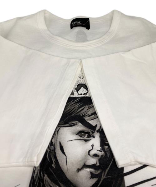 KOLOR（カラー）KOLOR (カラー) AC部 (エーシーブ) グラフィックTシャツ ホワイト サイズ:2の古着・服飾アイテム