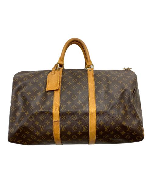 LOUIS VUITTON（ルイ ヴィトン）LOUIS VUITTON (ルイ ヴィトン) トラベルバッグ ブラウンの古着・服飾アイテム