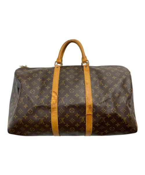 LOUIS VUITTON（ルイ ヴィトン）LOUIS VUITTON (ルイ ヴィトン) トラベルバッグ ブラウンの古着・服飾アイテム
