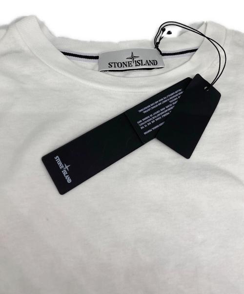 STONE ISLAND（ストーンアイランド）STONE ISLAND (ストーンアイランド) プリントTシャツ ホワイト サイズ:Ｌの古着・服飾アイテム