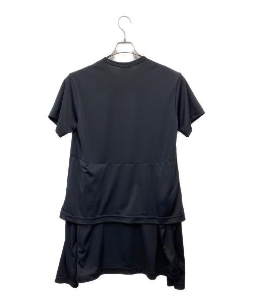 COMME des GARCONS HOMME PLUS（コムデギャルソンオムプリュス）COMME des GARCONS HOMME PLUS (コムデギャルソンオムプリュス) レイヤードロングTシャツ ブラック サイズ:Sの古着・服飾アイテム