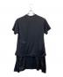 COMME des GARCONS HOMME PLUS (コムデギャルソンオムプリュス) レイヤードロングTシャツ ブラック サイズ:S：21000円