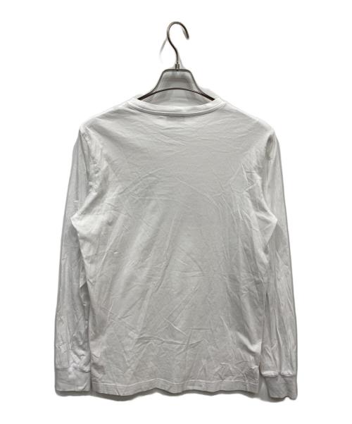 DIESEL（ディーゼル）DIESEL (ディーゼル) ロングスリーブプリントカットソー ホワイト サイズ:mの古着・服飾アイテム