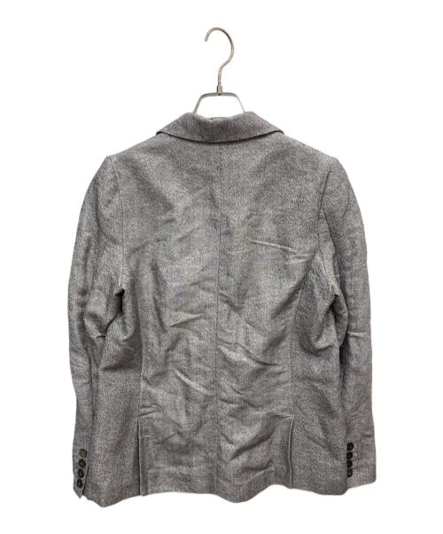 Snidel（スナイデル）Snidel (スナイデル) ヘリンボーンリネンジャケット グレーの古着・服飾アイテム