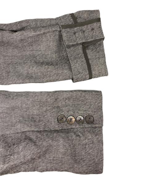 Snidel（スナイデル）Snidel (スナイデル) ヘリンボーンリネンジャケット グレーの古着・服飾アイテム