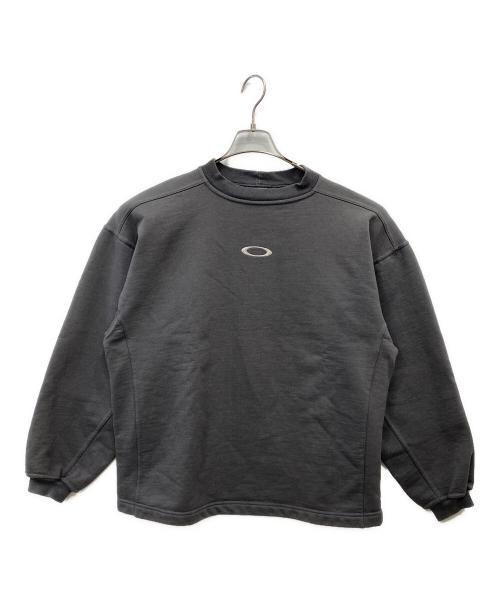 OAKLEY SOFTWARE（オークリー ソフトウェア）OAKLEY SOFTWARE (オークリー ソフトウェア) センターロゴ刺繍スウェット グレー サイズ:Sの古着・服飾アイテム