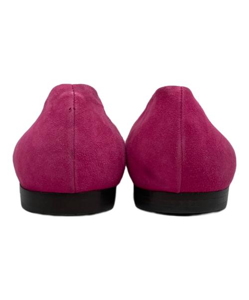 GUCCI（グッチ）GUCCI (グッチ) スウェードパンプス ピンク サイズ:7　1/2の古着・服飾アイテム