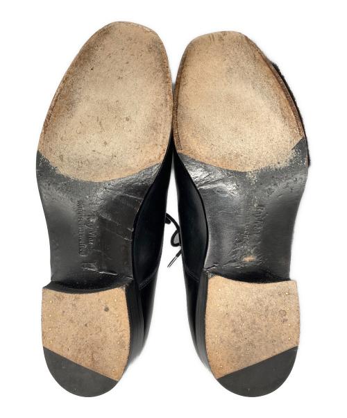 raymar（レイマー）RAYMAR (レイマー) ホールパンチドキャップトゥ  レザーシューズ ブラック サイズ:71/2の古着・服飾アイテム