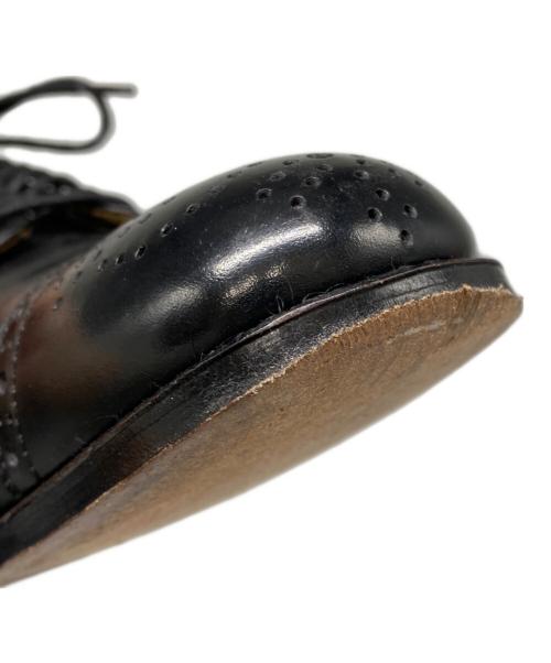 raymar（レイマー）RAYMAR (レイマー) ホールパンチドキャップトゥ  レザーシューズ ブラック サイズ:71/2の古着・服飾アイテム