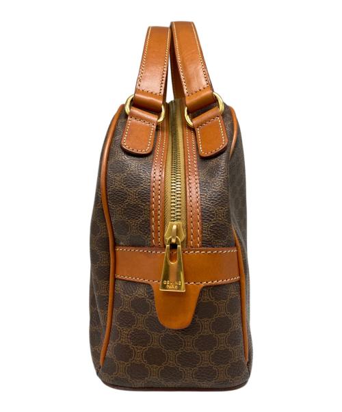 CELINE（セリーヌ）CELINE (セリーヌ) マカダム柄ハンドバッグ ブラウンの古着・服飾アイテム