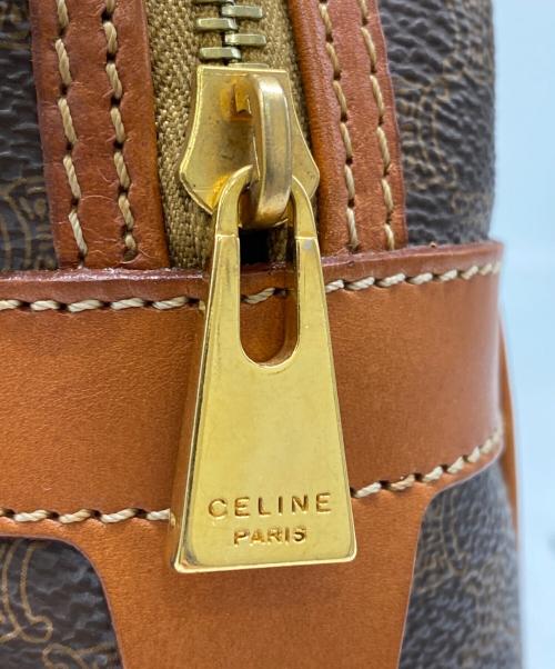 CELINE（セリーヌ）CELINE (セリーヌ) マカダム柄ハンドバッグ ブラウンの古着・服飾アイテム