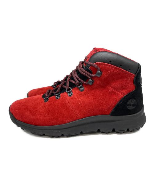 Timberland（ティンバーランド）Timberland (ティンバーランド) World Hiker Mid Ankle Boot レッド サイズ:27.5の古着・服飾アイテム