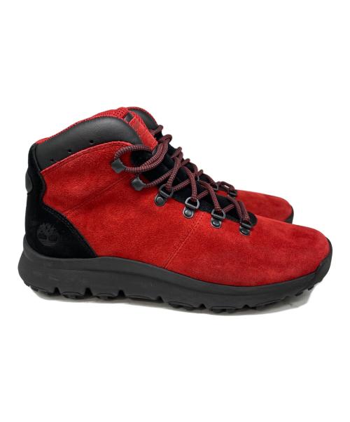 Timberland（ティンバーランド）Timberland (ティンバーランド) World Hiker Mid Ankle Boot レッド サイズ:27.5の古着・服飾アイテム